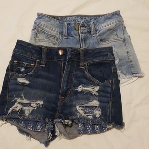High waisted shorts
